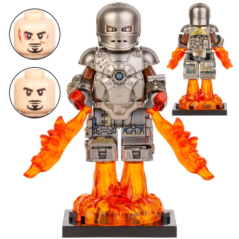 Mô Hình lego iron man mk1 iron man mark 1 Trong Suốt Độc Đáo | Shopee ...