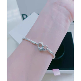[2024 Phong cách mới nguyên bản] Vòng tay đinh khóa tình yêu Moments / Vòng tay nữ cổ điển nguyên bản