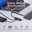 Ugreen USB 3.0 Hub 4 cổng USB A Splitter Bộ mở rộng USB siêu mỏng cho bàn phím chuột Ổ đĩa Flash Máy in đĩa U Tương thích với máy tính xách tay Máy tính để bàn PC Xbox PS5 Hệ thống ô tô