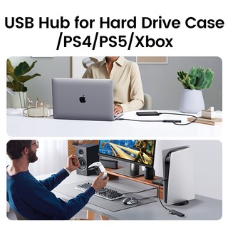 Ugreen Bộ Chia 4 Cổng usb 3.0 Siêu Mỏng Cho Chuột Và Bàn Phím Máy Tính xbox ps5