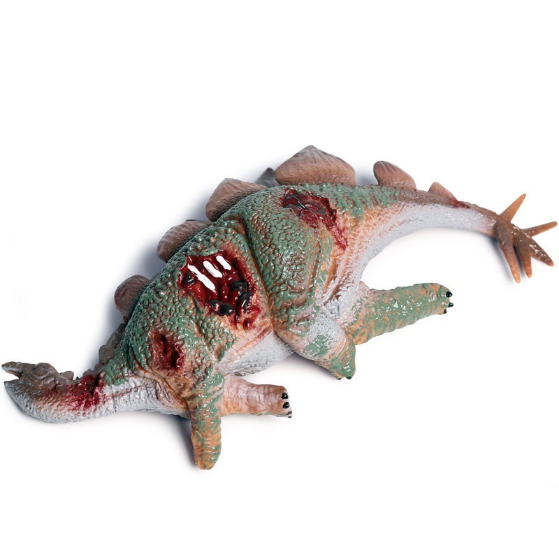 Kỷ Jura rắn mô phỏng xác chết khủng long mô hình đồ chơi stegosaur xác chết động vật mô hình trẻ em cậu bé đồ chơi