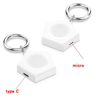 Móc khóa sạc không dây SAMSUNG Watch 8 / 7 / Ultra / 6 / 5 / 4 / Watch5 Pro Watch4 Watch 3 / Active 2 Series Móc khóa sạc từ tính di động