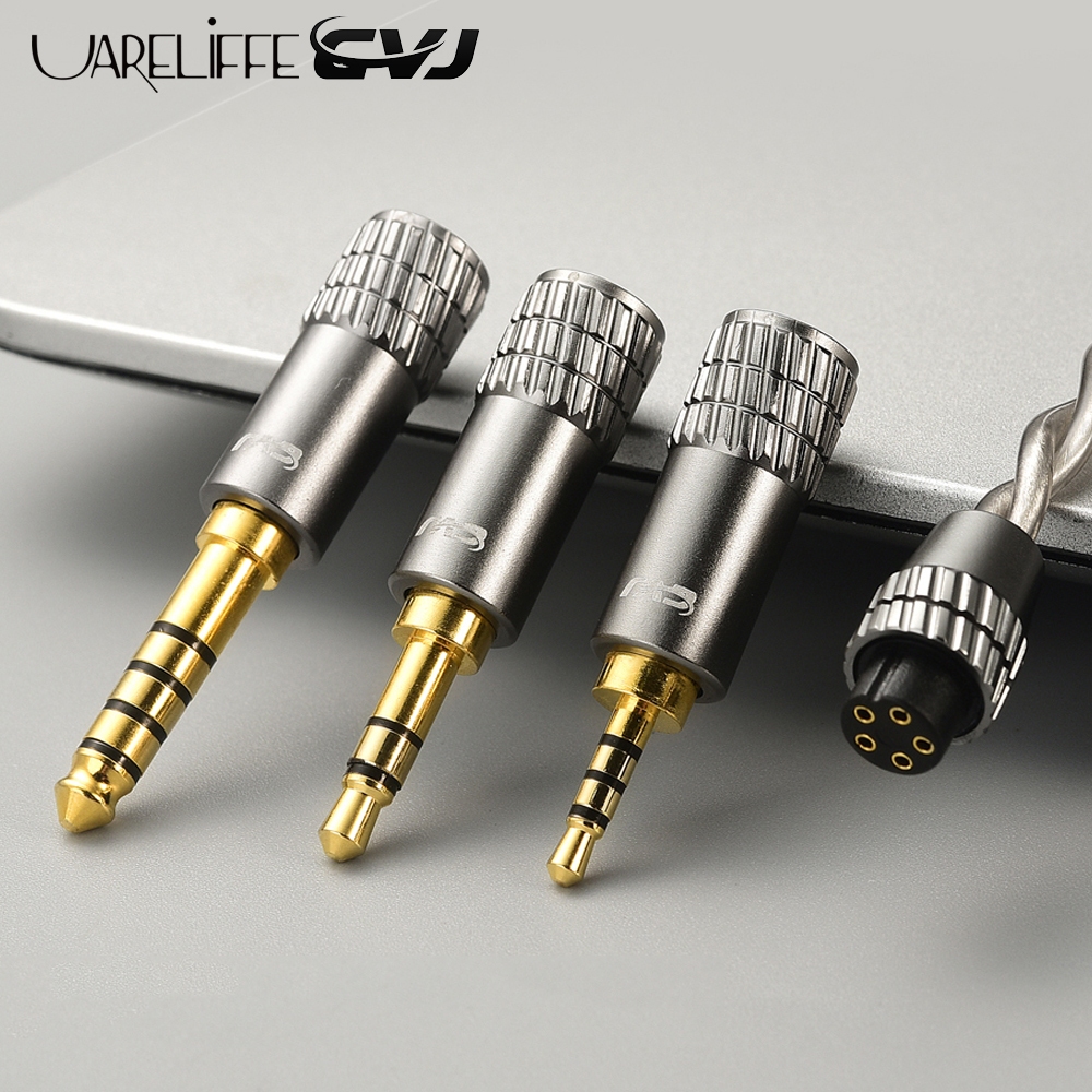 Uareliffe CVJ 3.5mm 2.5mm 4.4mm Type-C Tai nghe Jack cắm kim loại Nam ...