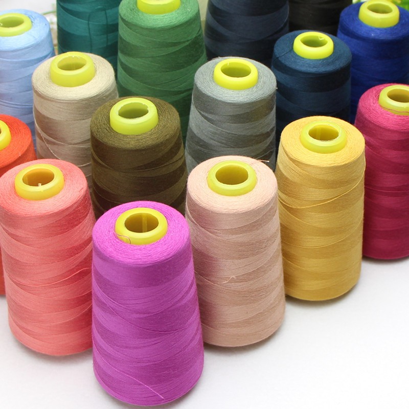 2500 Yards Polyester Chỉ May Nhiều Màu Sợi Máy 40s / 2 Sợi Cross-Stitch Thêu Đồ Gia Đình Thủ Công DIY Phụ Kiện TJ1606