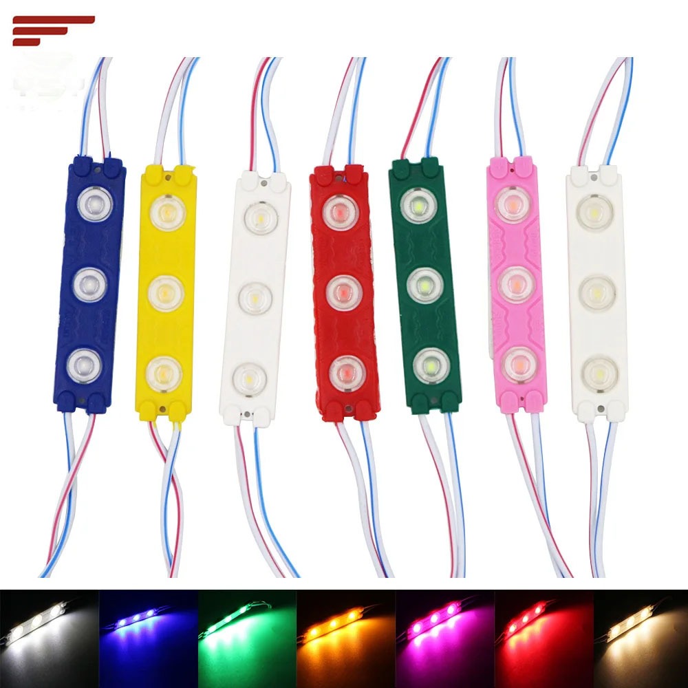 1 Chiếc LED Module 3030 SMD 12V Chống Thấm Nước Mô Đun LED Nhựa Moudle ...