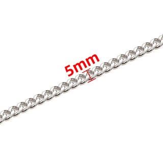 Thép không gỉ NK Dây Xích Cho DIY Trang Sức Làm Vòng Tay Mài Sáu Mặt Vòng Cổ Chất Liệu Cuba Liên Kết Dây Xích