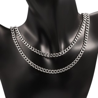 Thép không gỉ NK Dây Xích Cho DIY Trang Sức Làm Vòng Tay Mài Sáu Mặt Vòng Cổ Chất Liệu Cuba Liên Kết Dây Xích