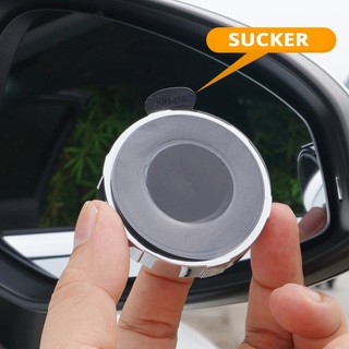 Khung Tròn Ô Tô lồi Góc Rộng Chiếu Hậu Trong Suốt Gương Phụ Trợ 360 Độ Gương Điểm Mù Có Thể Điều Chỉnh Lái Xe