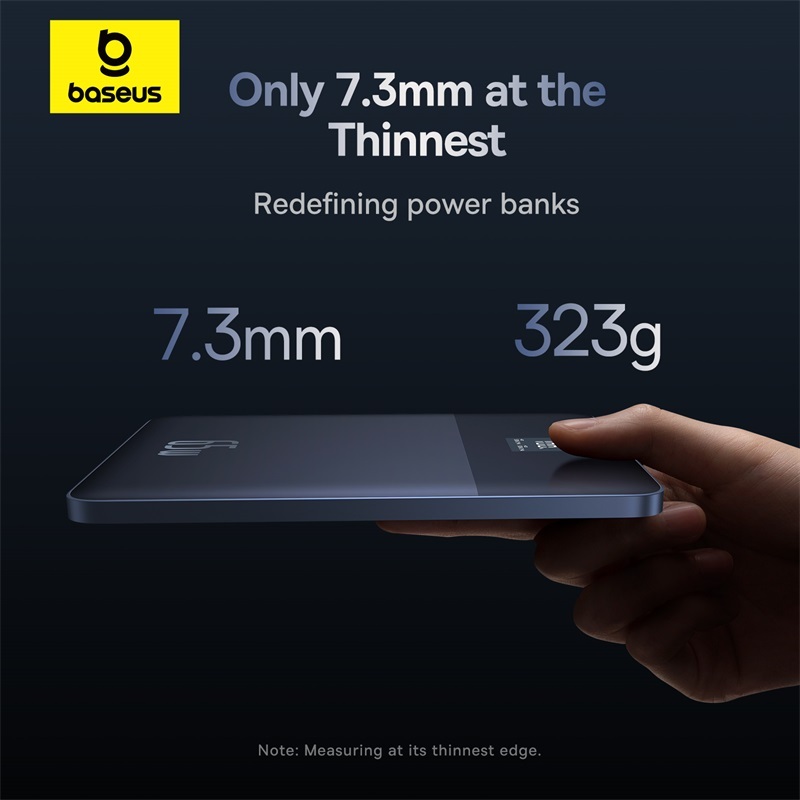 Sạc Dự Phòng Nhanh Baseus Blade2 với Màn hình kỹ thuật số Phiên bản thông minh 12000mAh 65W Thiết kế siêu mỏng
