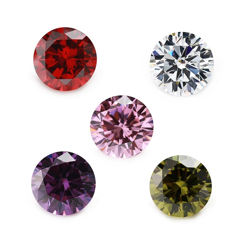 Đá quý nhân tạo Cubic Zirconia nhiều màu, nhiều kích cỡ, phù hợp DIY trang sức