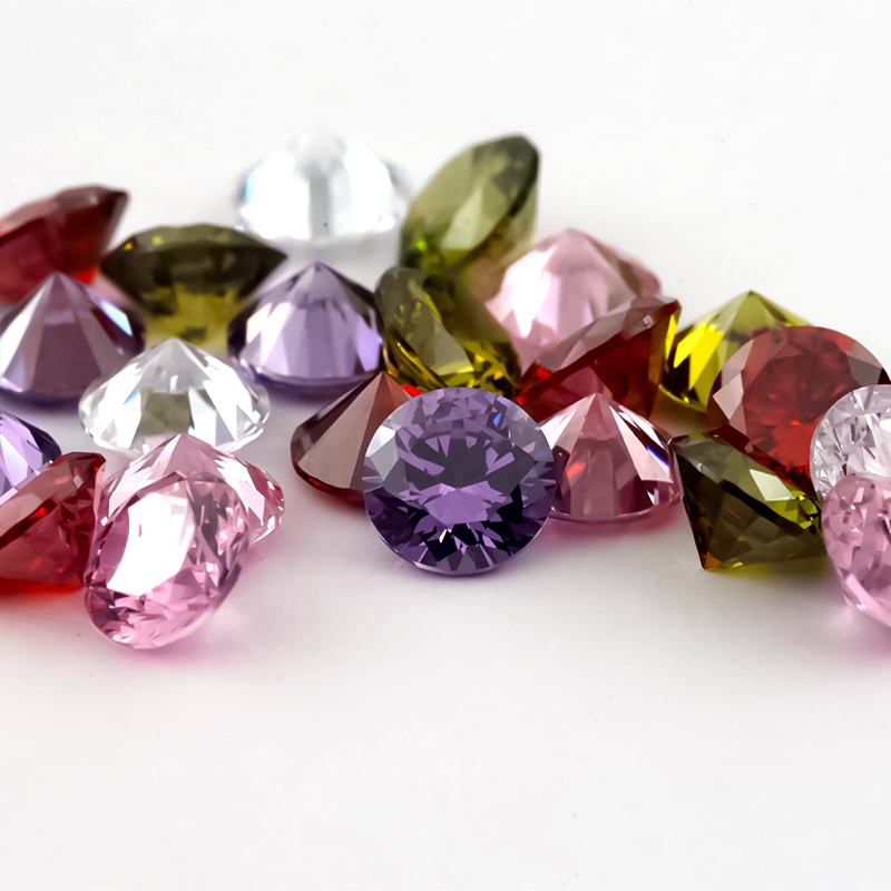 Đá quý nhân tạo Cubic Zirconia nhiều màu, nhiều kích cỡ, phù hợp DIY trang sức
