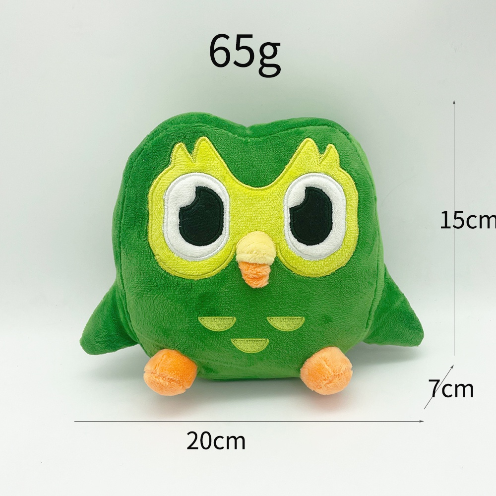 Rytanda Duolingo plush toy Gấu bông Duolingo cute Gấu Teddy tặng quà sinh nhật cho trẻ em