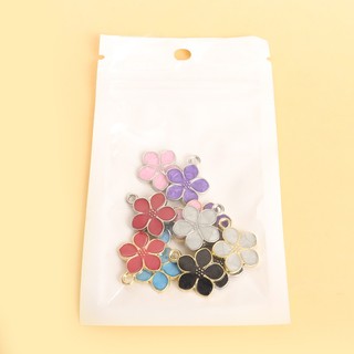 10 Chiếc Nhiều Màu Sắc Hoa Sakura Tạo Kiểu Men Quyến Rũ Cho Trang Sức Ngọt Ngào Làm Vòng Cổ Vòng Tay Bông Tai Dây Xích Điện Thoại Hoa Anh Đào Mặt Dây Chuyền Phụ Kiện Phù Hợp Với DIY Quà Tặng Cho Bé Gái