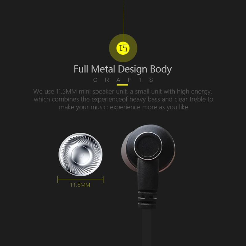 Ảnh Tai nghe có dây Awei ES-10TY cắm 3.5mm thể thao in ear Thiết Kế thoải mái có Mic 4