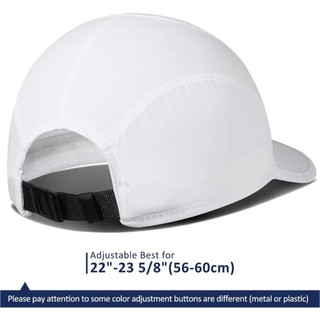 Mũ thể thao co giãn GADIEMKENSD có vành mềm Nhanh khô Nhẹ thoáng khí Mũ chạy bộ Unisex M36