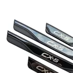 Dải Cửa Ô Tô Cho Xe Mazda CX-5 CX5 2013-2024 Phụ Kiện Chống Trầy Xước Ngưỡng Bảo Vệ Thép Không Gỉ Scuff Tấm Bảo Vệ Miếng Dán Bao 4 Phụ Kiện Ô Tô — ảnh 6