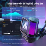 Micro thu âm MAONO DGM20 RGB USB Condenser với độ điều chỉnh lớn/chức năng thiết lập phần mềm cho PC/game/livestream — ảnh 5