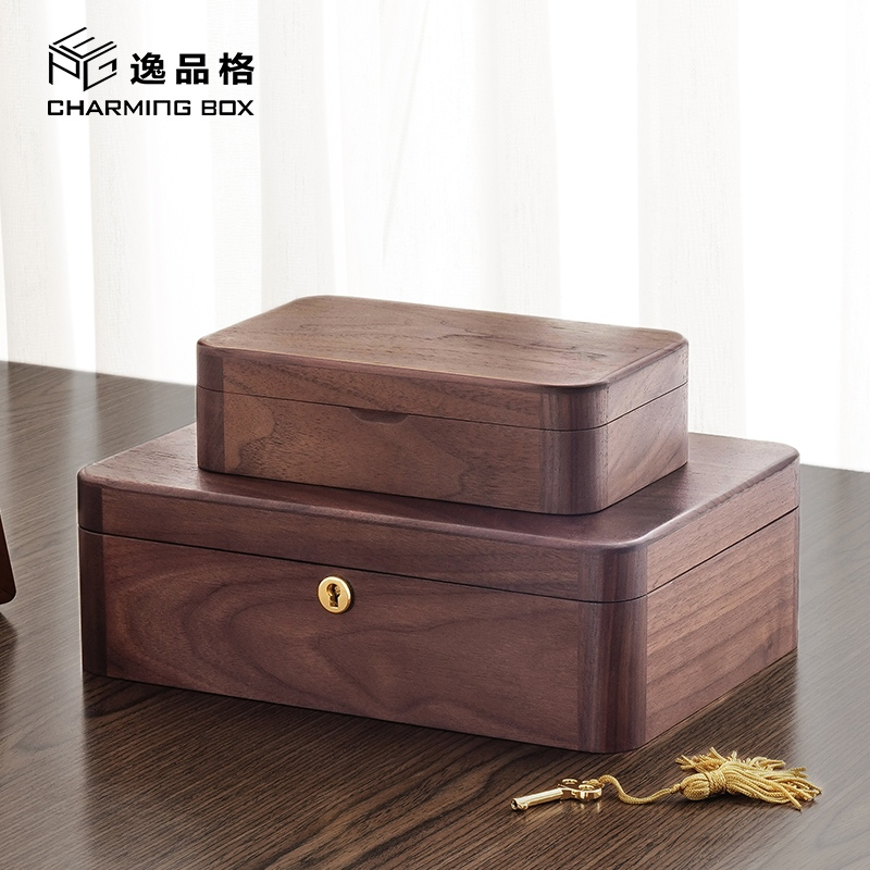 Casegrace Hộp Đựng Trang Sức Bằng Gỗ Có Khóa Và Giá Đỡ Trưng Bày Trang Sức Thanh Lịch Thân Thiện Với Môi Trường