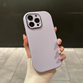Ốp Điện Thoại Silicone Mềm Trường Hợp Phong Cách Tối Giản Chống Sốc Cho iPhone 15 14 13 12 11 Pro Max 15 Plus