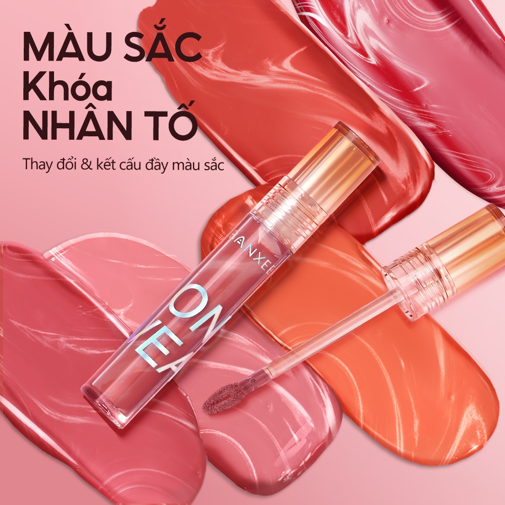Ảnh BANXEER Son Môi 6 Màu Tùy Chọn Chất Lì Chống Thấm Nước Chất Lượng Cao 3