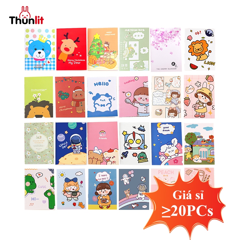 Ảnh 【Giá sỉ】Sổ Tay mini 16 Tấm Họa Tiết Hoạt Hình Dễ Thương Dành Cho Học Sinh Mẫu Giáo 1