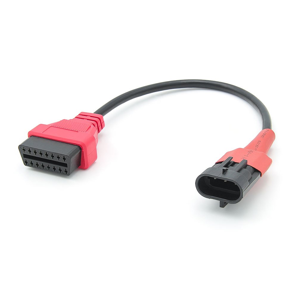 Dành Cho Xe Máy sym 3pin Đến 16pin Cổng OBD 2 OBD2 Ổ Cắm Moto Kết Nối Xe Máy Cáp Chẩn Đoán Cho sym vf3i