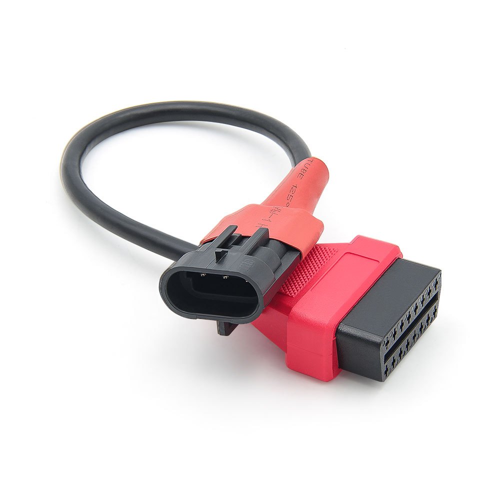 Dành Cho Xe Máy sym 3pin Đến 16pin Cổng OBD 2 OBD2 Ổ Cắm Moto Kết Nối Xe Máy Cáp Chẩn Đoán Cho sym vf3i