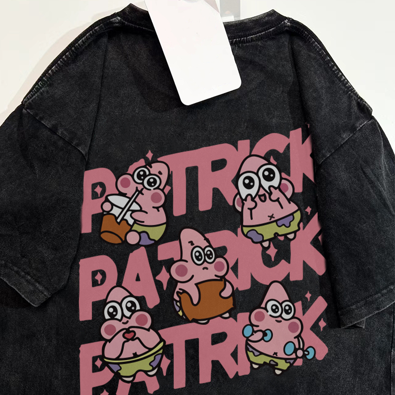 Patrick Star Hoạt Hình Họa Tiết Hoạt Hình Áo Thun Nữ Thời Trang ...
