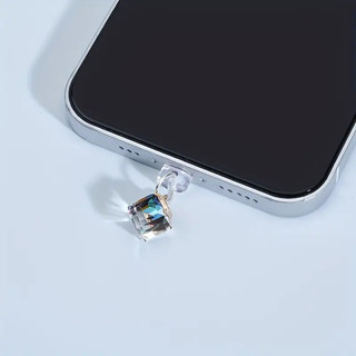 Điện thoại di động Phích cắm chống bụi diy Crystal Charm Lỗ điện thoại di động Phích cắm chống bụi