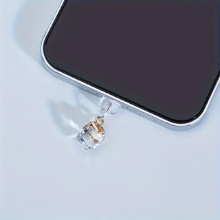 Điện thoại di động Phích cắm chống bụi diy Crystal Charm Lỗ điện thoại di động Phích cắm chống bụi