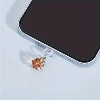 Điện thoại di động Phích cắm chống bụi diy Crystal Charm Lỗ điện thoại di động Phích cắm chống bụi