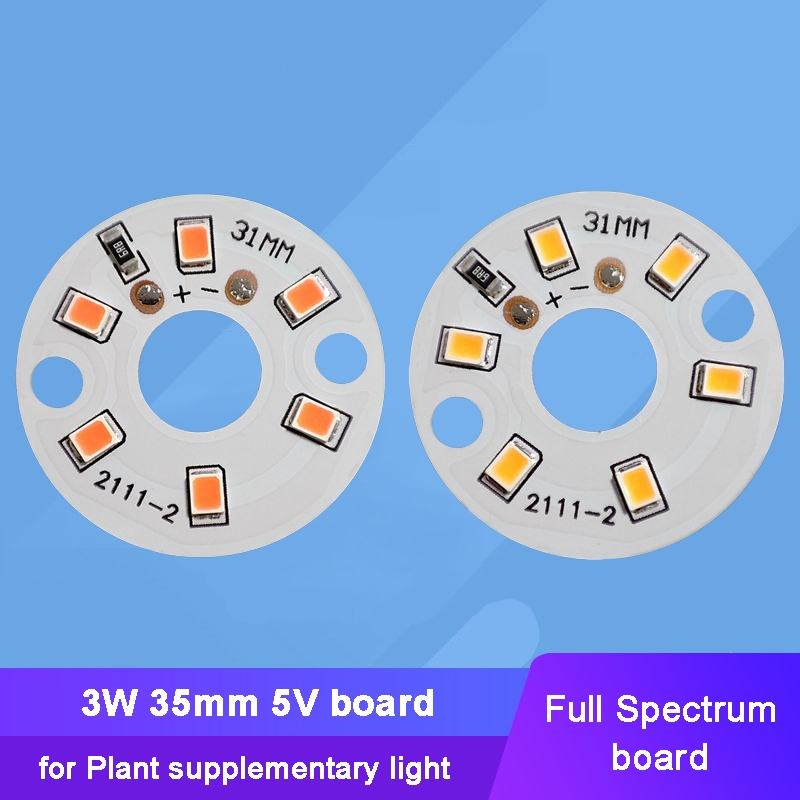 2 chiếc 5V LED Full Spectrum Đèn Nguồn sáng cho đèn tăng trưởng thực ...