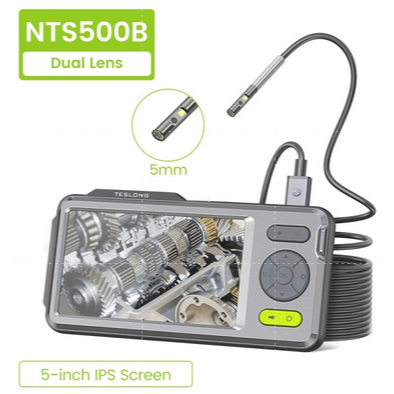 Nội soi Camera kép 5M 1080P, Camera kiểm tra Teslong với màn hình 5 ...