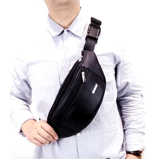 Túi da bò Retro đeo eo/ngực/chéo, túi thể thao ngoài trời nam nữ, da thật chính hãng