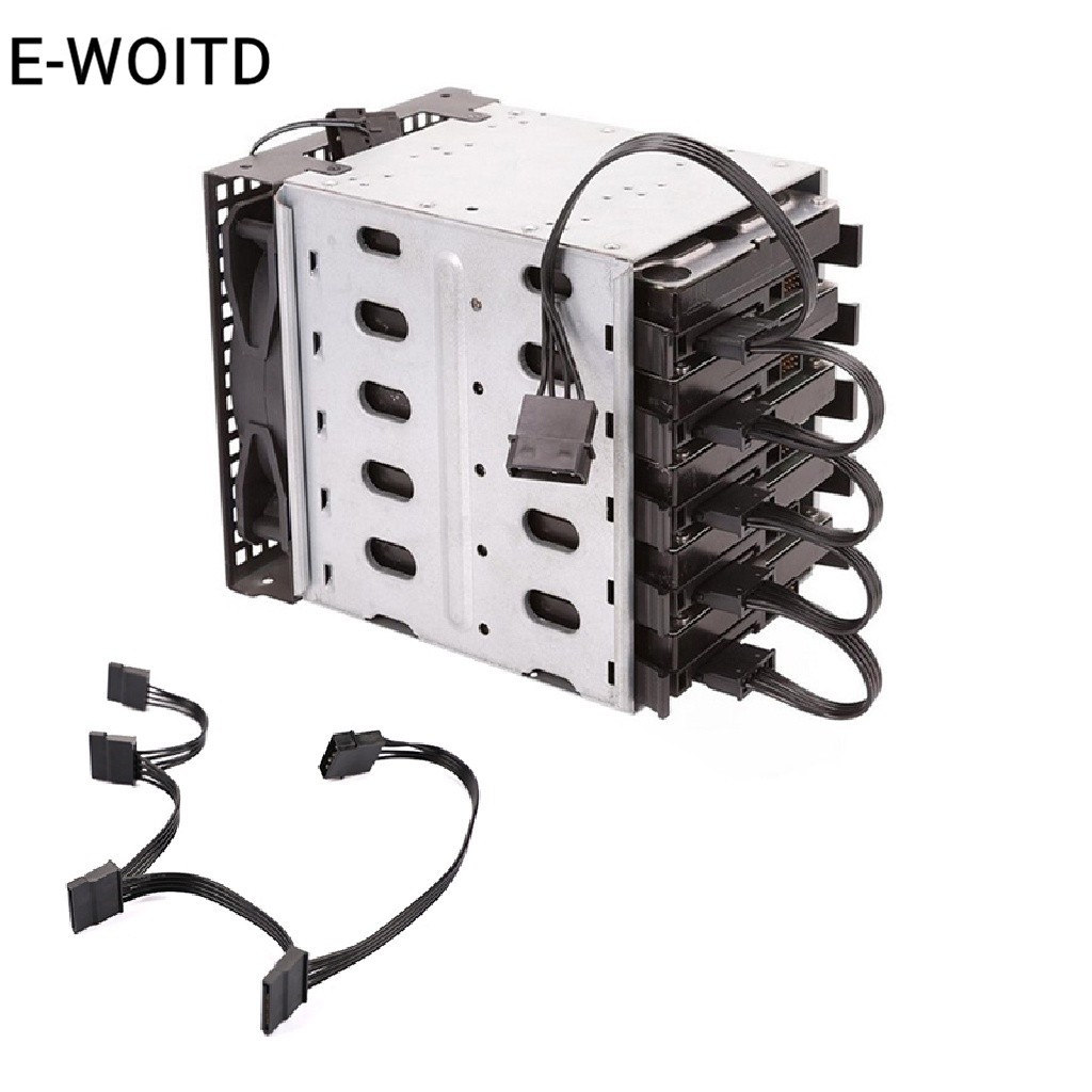 Cáp Chia Nguồn Ổ Cứng 4pin IDE 1 Sang 5 SATA 15Pin DIY | Shopee Việt Nam