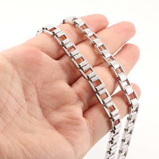 Dây chuyền đồng hồ vuông thủ công bằng thép không gỉ DIY Trang sức Phụ kiện thủ công