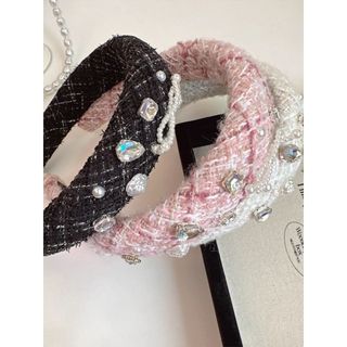 2024 Phiên Bản Hàn Quốc Thời Trang Retro Ngọc Trai Rộng Vành Băng Đô Thời Trang Phù Hợp Với Đi Chơi Rửa Mặt Áp Lực Đầu Kẹp Tóc Mũ Đội Đầu Nữ