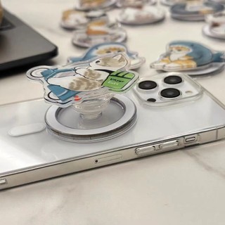 Tay cầm điện thoại hình mèo đáng yêu hoạt hình Thích hợp cho giá đỡ điện thoại Iphone 12 13 14 15