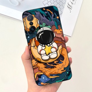 Xiaomi Mi 11T Pro 5G Mèo Dễ Thương Khủng Long Phi Hành Gia Hoạt Hình Thạch Vỏ Mi11T 11TPro Ốp Điện Thoại TPU Silicon Mềm