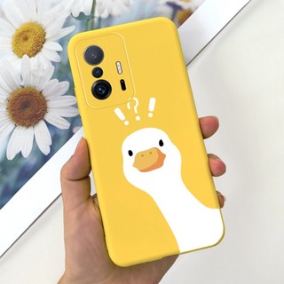 Xiaomi Mi 11T Pro 5G Mèo Dễ Thương Khủng Long Phi Hành Gia Hoạt Hình Thạch Vỏ Mi11T 11TPro Ốp Điện Thoại TPU Silicon Mềm