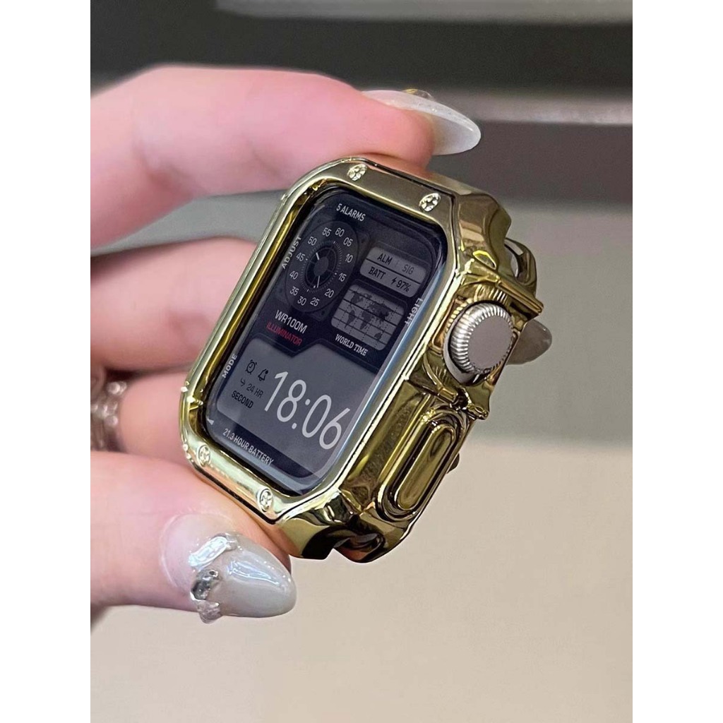 Ốp Bảo Vệ Khung Nam Nữ Cơ Mềm Silicon Chống Sốc Khung Chống Sốc Cho Apple Watch S11 SE3 Ultra3 S10 S9 S8 SE S7 S6 Ultra 49mm 46mm 42mm 40mm 44mm 41mm 45mm Iwatch Case