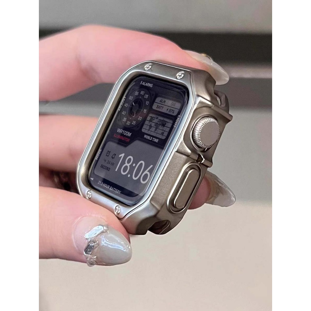 Ốp Bảo Vệ Khung Nam Nữ Cơ Mềm Silicon Chống Sốc Khung Chống Sốc Cho Apple Watch S11 SE3 Ultra3 S10 S9 S8 SE S7 S6 Ultra 49mm 46mm 42mm 40mm 44mm 41mm 45mm Iwatch Case