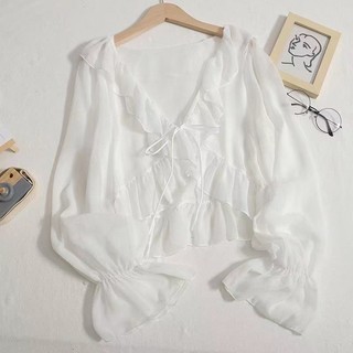 Phong Cách Hàn Quốc Nữ Voan Retro Boho Họa Tiết Hoa Hippie Mùa Hè Cardigan Kimono Hàng Có Sẵn Mới