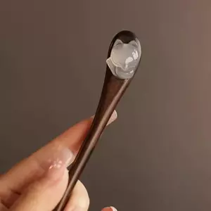 Kẹp Tóc Gỗ Hình Cáo Dễ Thương, Phụ Kiện Cài Tóc Phong Cách Trung Quốc Retro, Gỗ Đàn Hương Cao Cấp