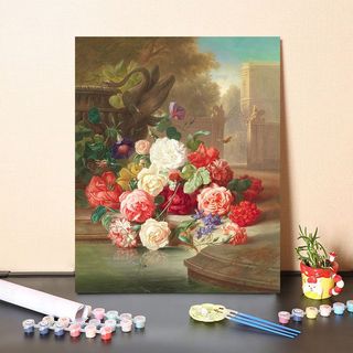 MOZI✨Hoa Cây 40 * 50CM tranh tô màu theo số tranh số hóa tranh sơn dầu số hoá tranh sơn dầu số hoá Số Tranh Sơn Dầu Số Tranh Làm Đầy Tranh Vẽ Tay Tranh Vẽ Tay DIY Sắp Xếp Hoa Nghệ Thuật Tranh Sơn Dầu Vượt Qua Thời Gian Giải Trí Giải Nén
