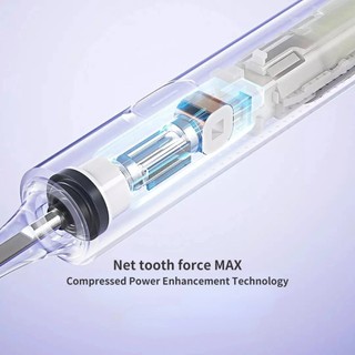 Bàn chải đánh răng điện Xiaomi Mijia Sonic T302 IPX8 Sạc không dây chống nước 4 đầu bàn chải Bàn chải đánh răng điện tử Sonic