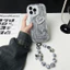 Ốp điện thoại vòng tay 3D Pearl love + cho iphone 15 Pro Max 14 Pro Max i14 plus 13 Pro Max i13 13pro 11 Pro Max i11 XR Xs Max 7 plus 8plus 12 Pro Max Cover