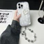 Ốp điện thoại vòng tay 3D Pearl love + cho iphone 15 Pro Max 14 Pro Max i14 plus 13 Pro Max i13 13pro 11 Pro Max i11 XR Xs Max 7 plus 8plus 12 Pro Max Cover