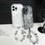Ốp điện thoại vòng tay 3D Pearl love + cho iphone 15 Pro Max 14 Pro Max i14 plus 13 Pro Max i13 13pro 11 Pro Max i11 XR Xs Max 7 plus 8plus 12 Pro Max Cover