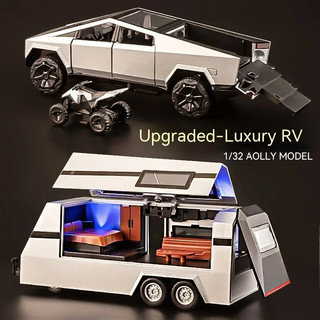 TESLA Mô Hình Mô Phỏng Cho Xe Bán Tải Hợp Kim Đồ Chơi Xe Bé Trai Và Trẻ Em Xe Ô Tô Bộ Sưu Tập Mô Hình Xe Có Thể Tháo Rời